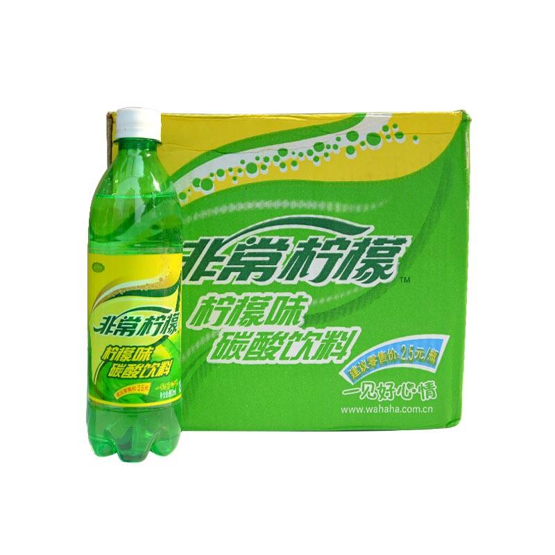 娃哈哈非常柠檬500ml*12瓶 碳酸饮料