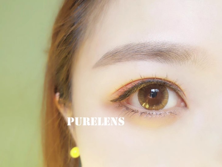 purelens 硅水凝胶 香榭champs 棕色 - 萌家正品美瞳