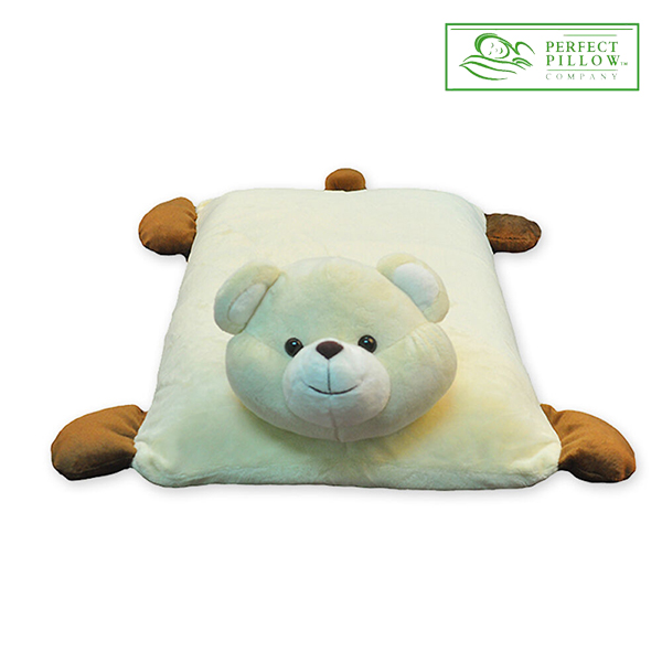 泰国perfect pillow天然乳胶儿童玩偶卡通枕 小熊