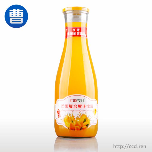 [果汁]汇源果汁饮料芒果汁玻璃瓶装1.5l