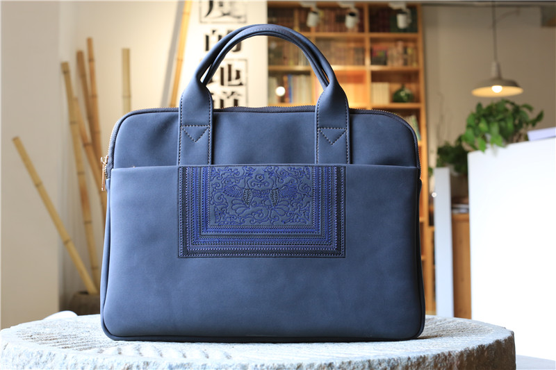 山谷居民品牌刺绣电脑包/手提包——锦程