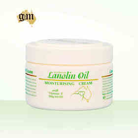 澳洲进口GM澳芝曼深度滋润绵羊油 补水保湿吸收快VE面霜250g