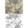 白描底稿-陈少梅二十四孝图-24孝-哭竹生笋-CT21 商品缩略图0