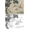 白描底稿-陈少梅二十四孝图-24孝-扼虎救父-CT20 商品缩略图0