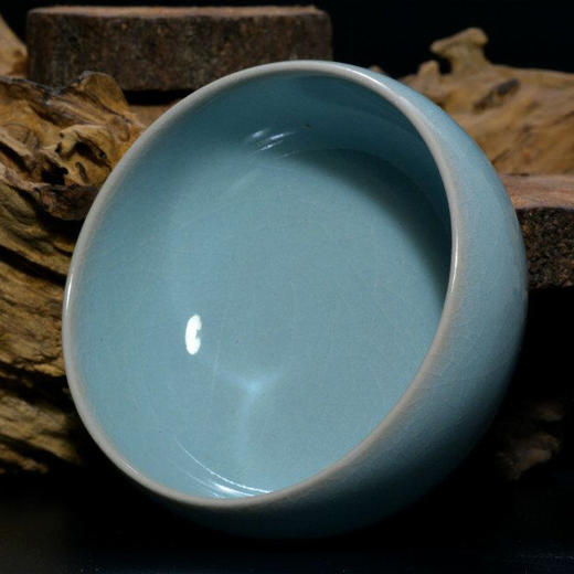 天青色汝瓷 | 汝州汝瓷原产地朱家汝窑创始人朱法喜（汝瓷工艺美术大师）作品 商品图1