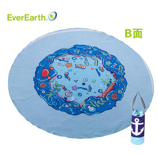 德国 EverEarth 海洋魔毯，家用、野餐用、沙滩用，多功能防水防污，打造“私人海域” 商品图3