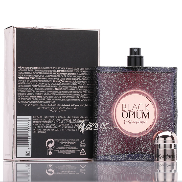 ysl black opium 圣罗兰 黑鸦片不眠夜 白夜版女士香水nuit blanche