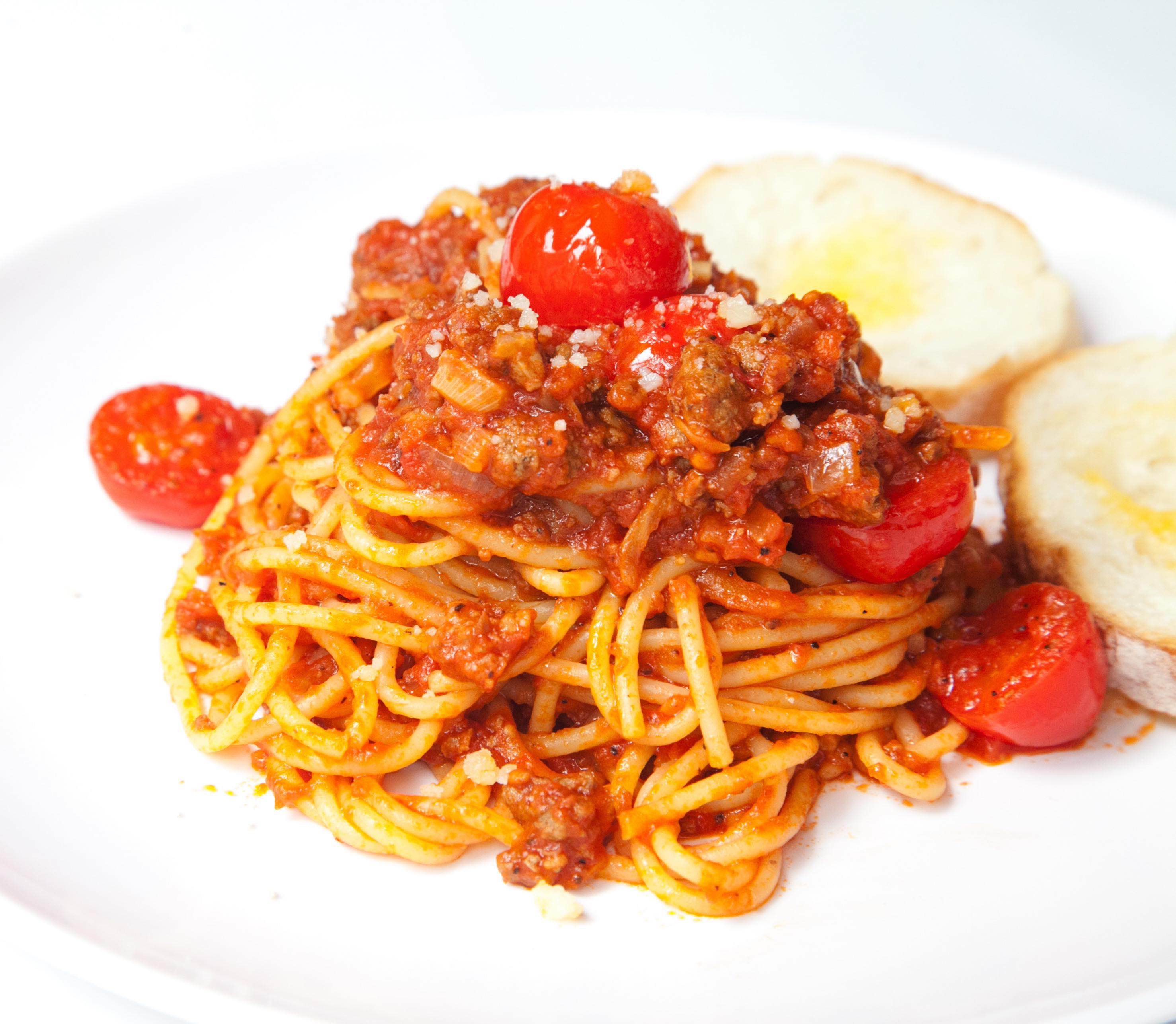 经典肉酱意粉 spaghetti with meat sauce