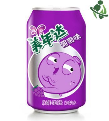 美年达葡萄味330ml