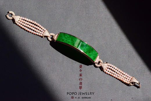 原创设计 | 19世纪古董感翡翠手链 商品图0