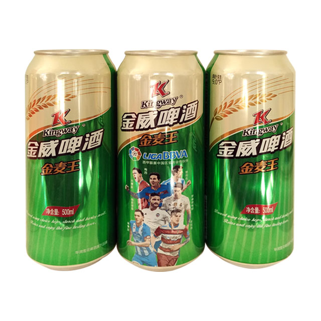 雪花金威啤酒 金麦王500ml