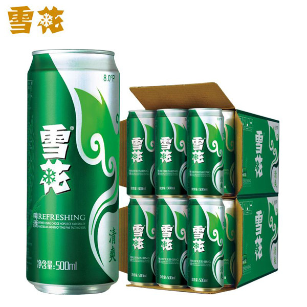 雪花啤酒高端罐装系列500ml 啤酒