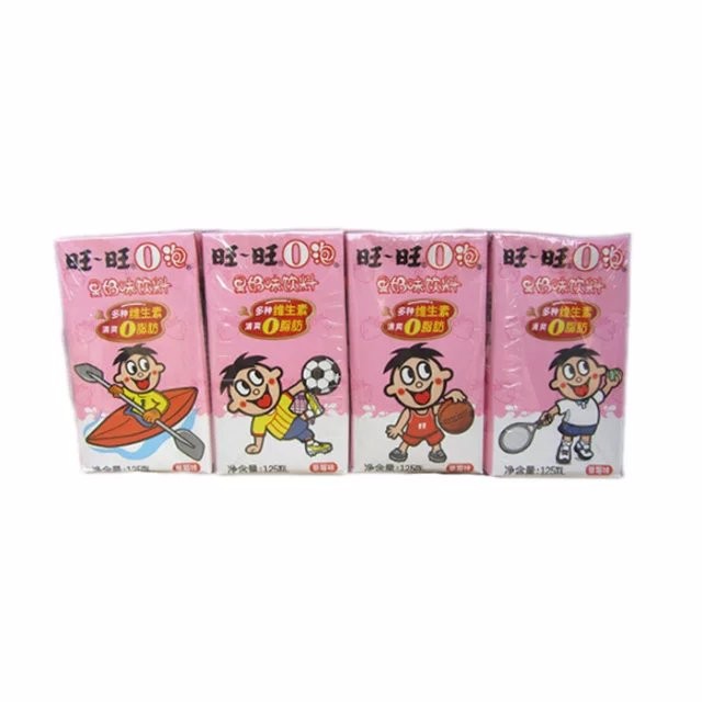 旺旺o泡果奶饮料125ml*4草莓味---6920658281801