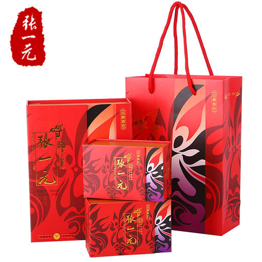 【张一元】茶叶 红脸谱礼盒 茉莉花茶100g 商品图1