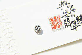 积分兑换│925老银念珠手链小配珠——铜钱