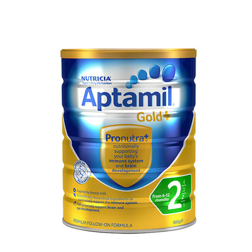 德国可瑞康爱他美婴儿奶粉金装2段900g（2盒装） 商品图1