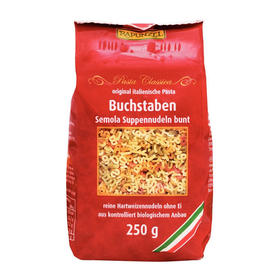 德国长发公主 有机蔬菜字母数字面条250g（3袋装）