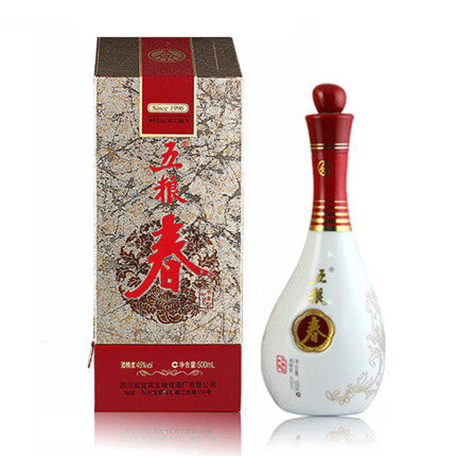 五粮春瓷瓶(1996) 45° 500ml *6瓶 整箱装