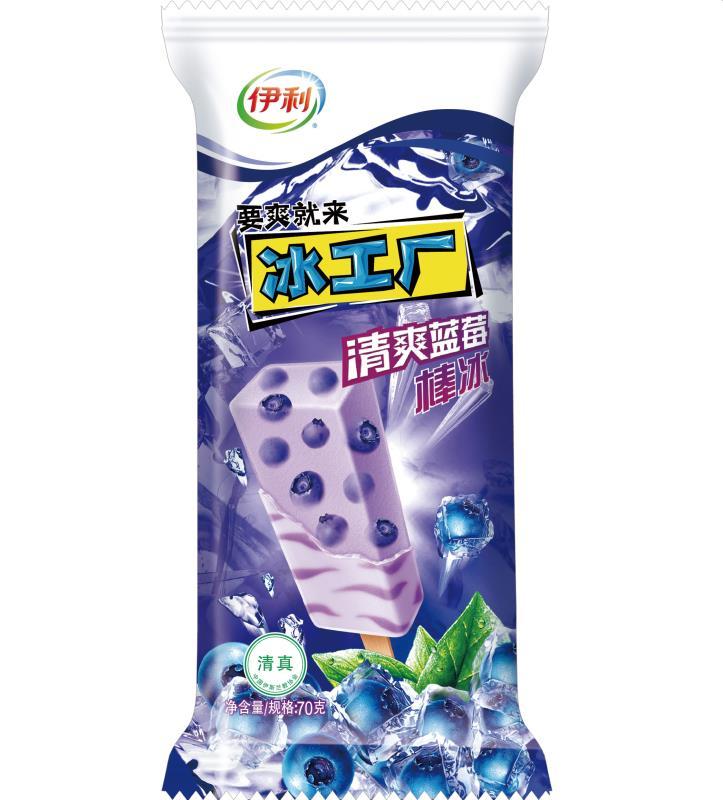 冰工厂清爽蓝莓棒冰70克
