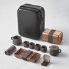 哲品家居× 故宫文化 联合出品正谊明道紫砂功夫茶具套装便携旅行包青灰泥茶具茶盘整套 商品缩略图0