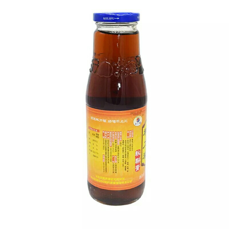 18587科力福儿童秋梨膏850ml
