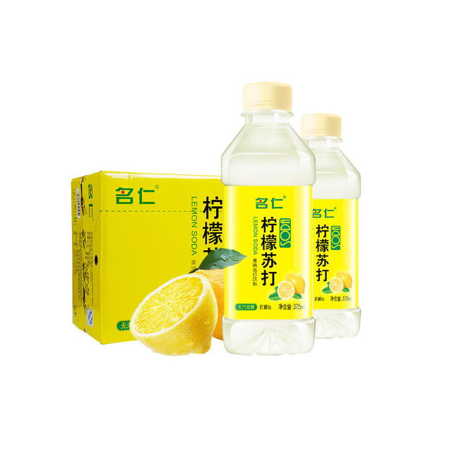 名仁苏打水柠檬味375ml