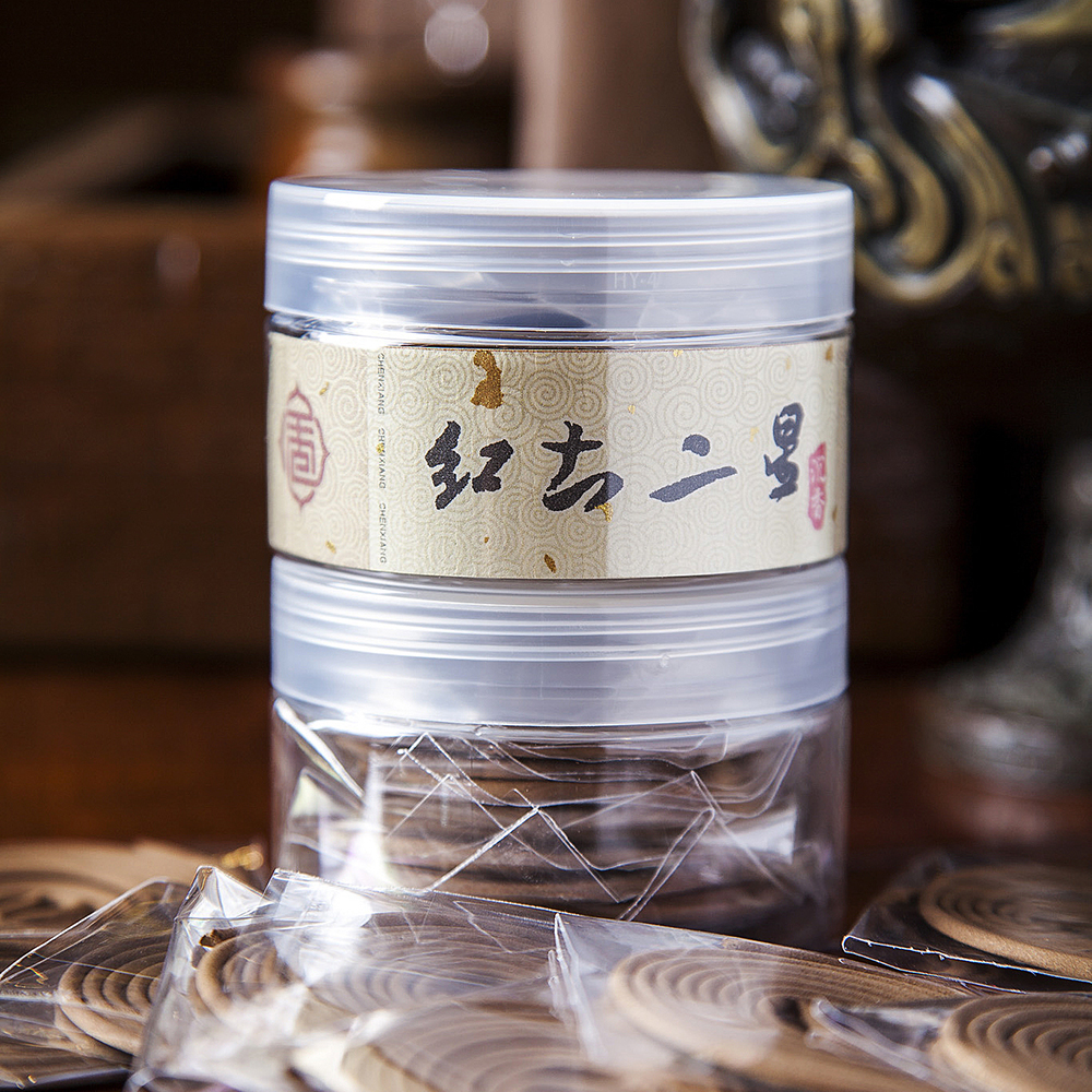 红土二星盘香（两小时十八片装）