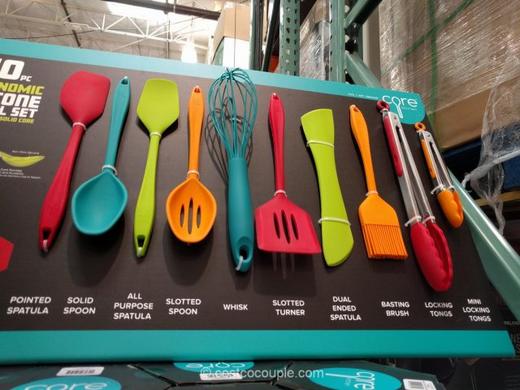颜值控！Core Kitchen厨具硅胶10件套 抗热220度 商品图5