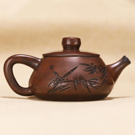 【品茶清心】波本窑-班因大师手工紫陶壶 商品图3