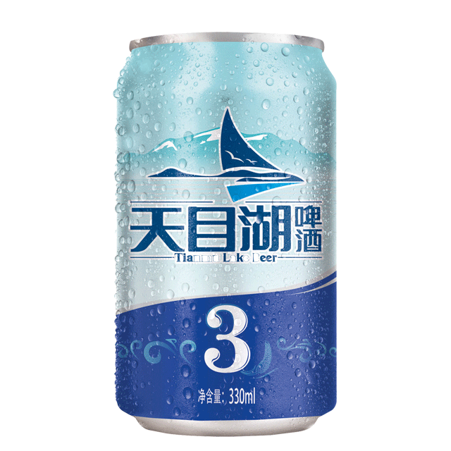 天目湖啤酒 天3 330ml 易拉罐装 *24罐 整箱装