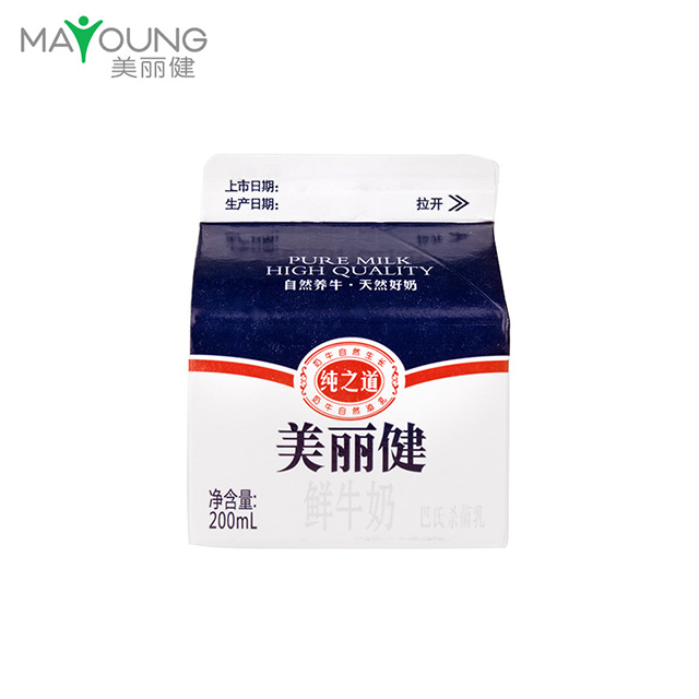 美丽健纯之道200屋顶鲜牛奶200ml