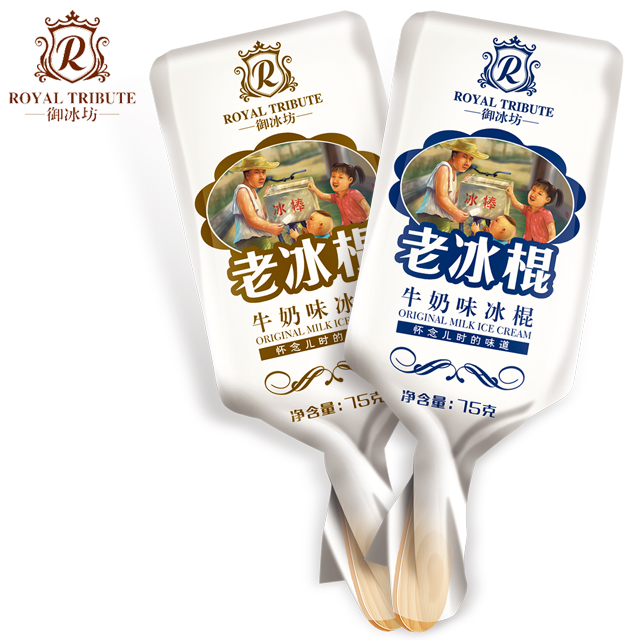 御冰坊牛奶味老冰棍