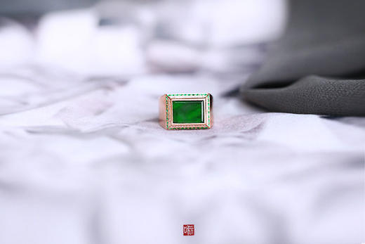 神秘美艳风格之复古款方戒 商品图2