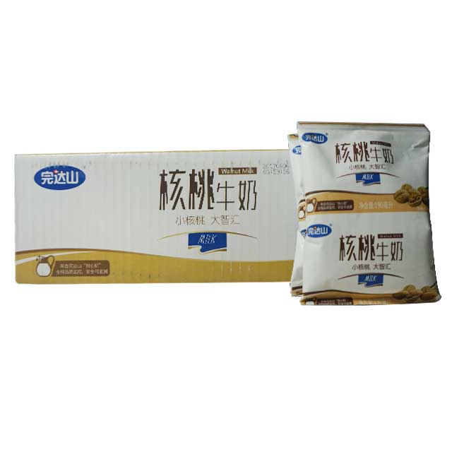完达山利乐枕核桃牛奶190ml*16 保质期至20170820(c.牛奶·纯奶)