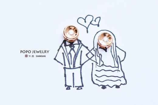 【POPO`s JEWELRY】18k玫瑰金幸运钻石小吊坠——轻奢 Illusions系列 商品图9