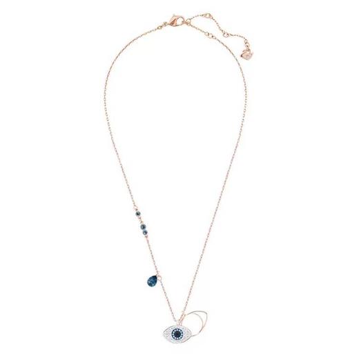 【法国】施华洛世奇 恶魔之眼 玫瑰金 项链套装 启东发货 顺丰包邮 商品图5