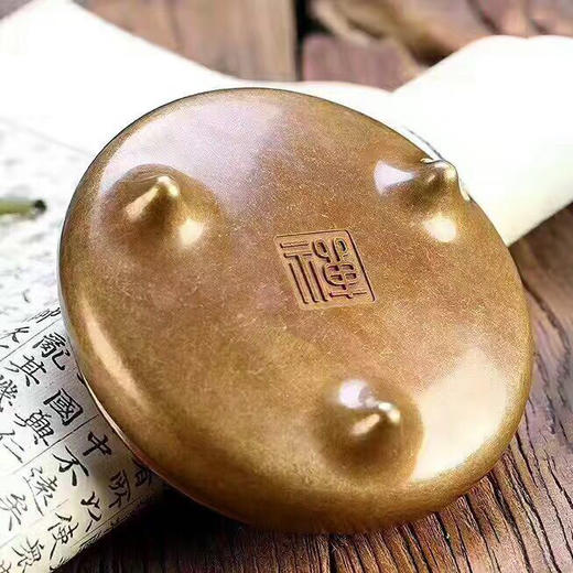 禅修黄铜三足大号炉 商品图2