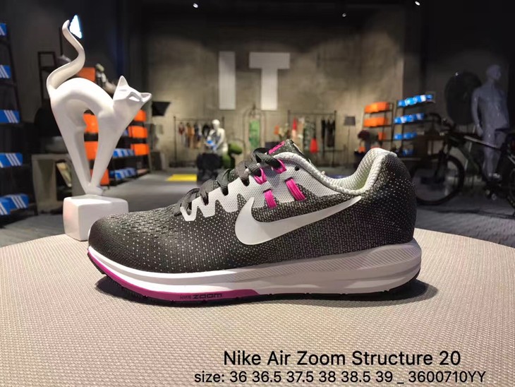 耐克structure23科技,耐克structure23 耐克nike air zoom structure 20 气垫缓震网面透气运动休闲跑步鞋