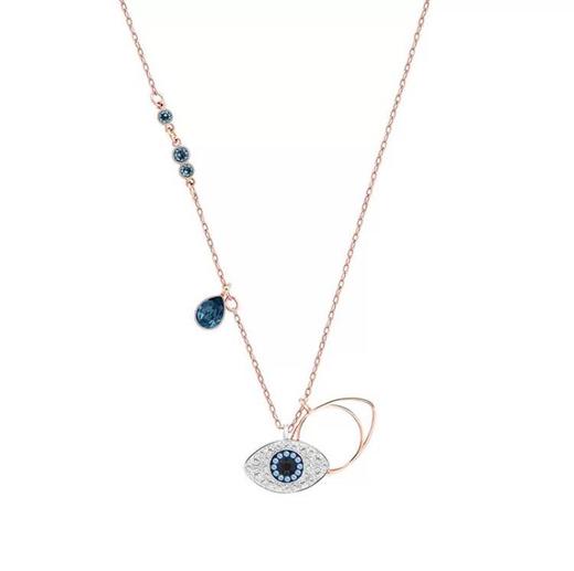 【法国】施华洛世奇 恶魔之眼 玫瑰金 项链套装 启东发货 顺丰包邮 商品图4