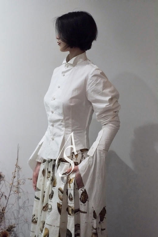 Phaedo 17AW 白色羊腿袖衬衫 商品图2