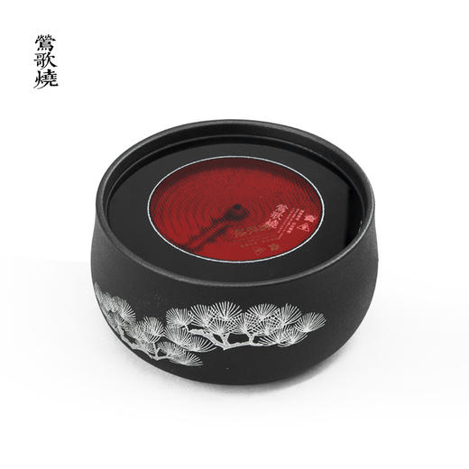 电器-莺歌烧-电陶炉-黑底银松电陶炉 商品图0