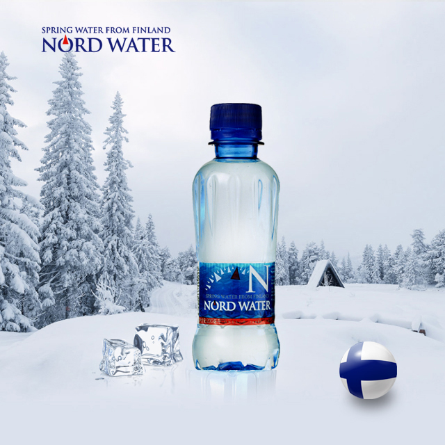 【芬兰原装进口】nord 诺德天然饮用水 200ml*1/瓶