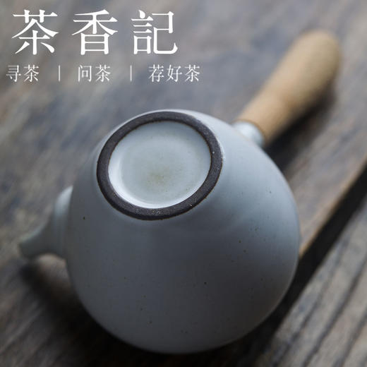 茶香记 日式竹木侧把壶 泡茶壶 粗陶 功夫茶具 简约古朴 商品图3
