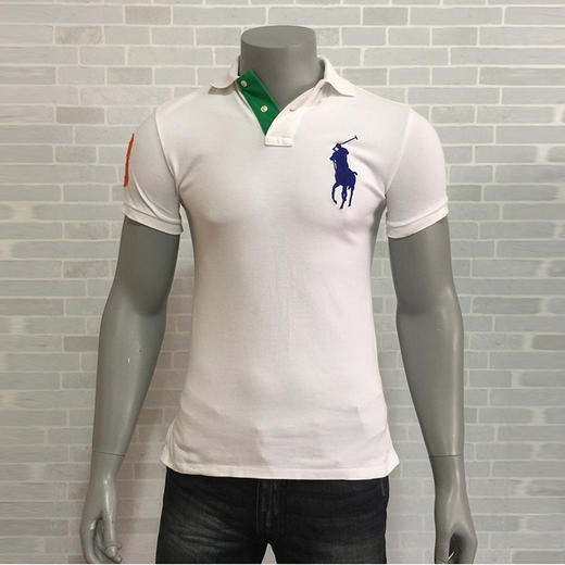 瑕疵 现货  Polo Ralph Lauren 男士立领短袖polo衫T恤 商品图2
