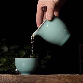尚唐丨龙泉青瓷功夫茶具公道杯（不含品茗杯）  