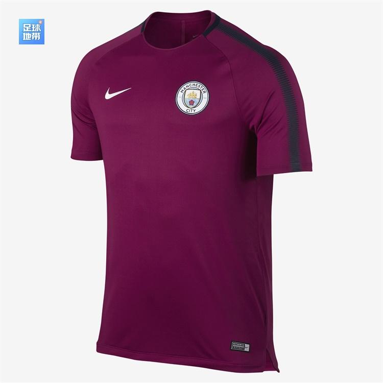 曼城17-18赛季耐克运动训练足球服854750-66