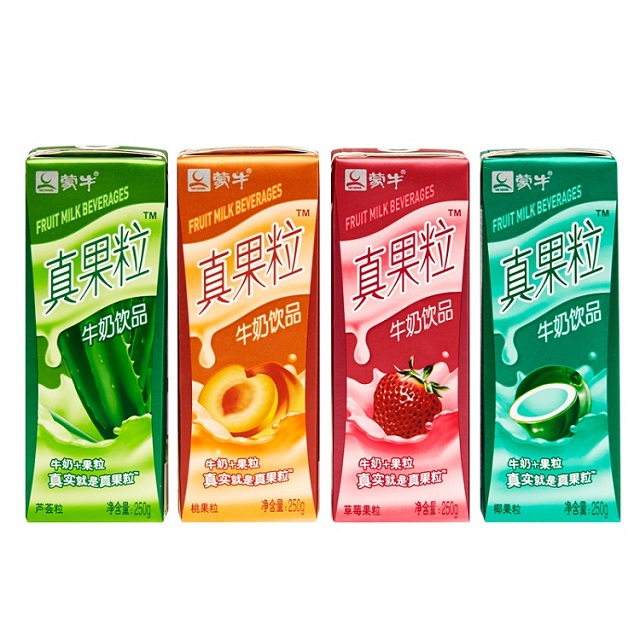 蒙牛 真果粒牛奶饮品(四种口味)250g*24 缤纷礼盒装