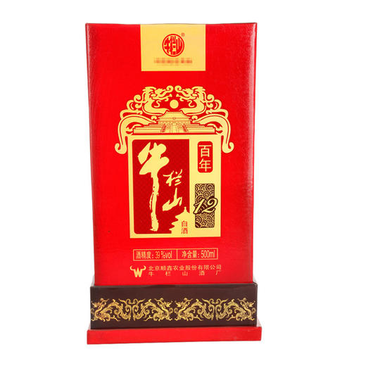 牛栏山 百年红 12年 白酒 39度 500ml