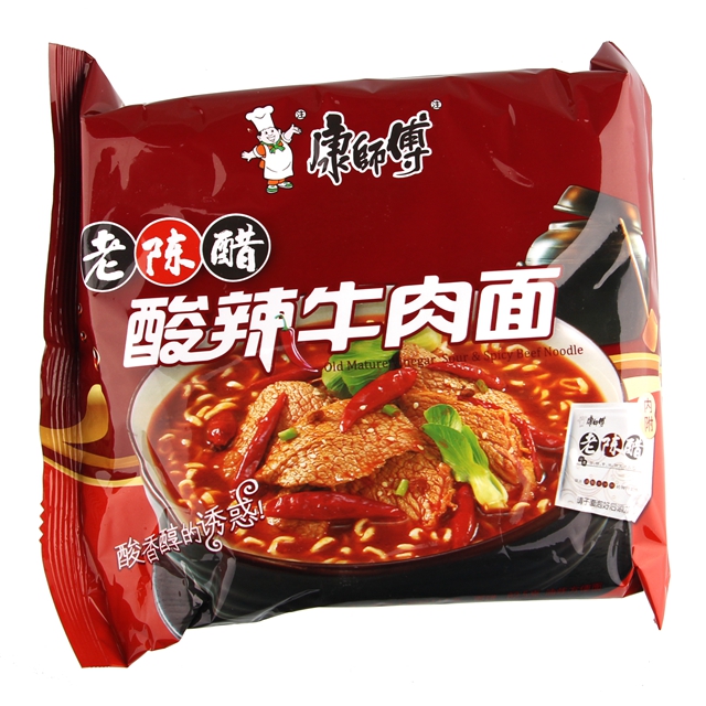 康师傅(袋)酸辣牛肉面