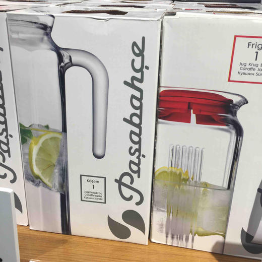 【彩盒装】帕莎土耳其雪柜樽红盖冷水壶1000ml（80050） 商品图2